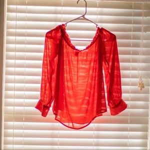 Off-The-Shoulder Shirt